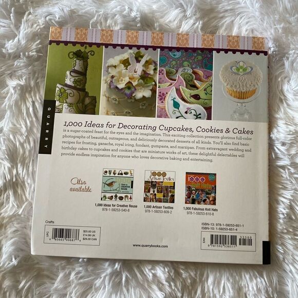 1000 Ideas for Decorating Cupcakes Cookies & Cakes Book EUC - Picture 2 of 8